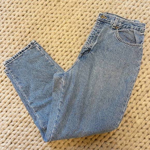 L.L. Bean Denim - Vintage L.L. Bean Fleece Lined Jeans 14 High Waist Mom